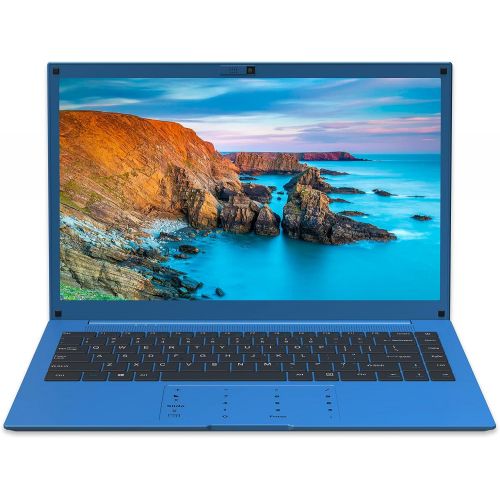  [아마존베스트]Laptop 14 inch, VUCATIMES 14 FHD Laptop, Intel Celeron Quad-Core, 6GB RAM 128GB SSD, Dual Band Wi-Fi Laptop Computer, Removable Webcam, Numeric Keypad, Blue