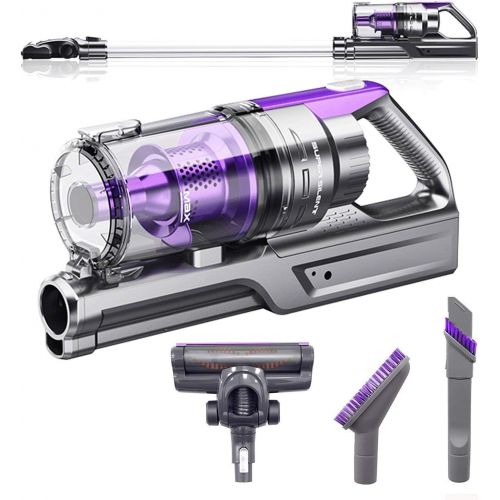  VViViD REV Bigfoot Turbo Purple Cordless Stick Vacuum Cleaner w/Lithium Ion Battery