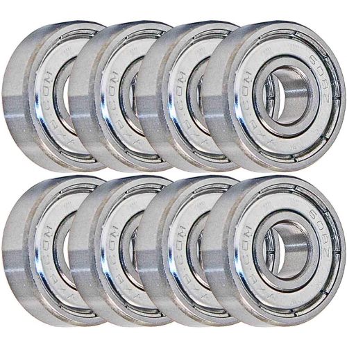  VXB 608ZZ Set of 8 Skateboard Bearing 608Z Shielded Ball Bearings