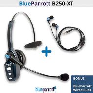 VXi BlueParrott B250-XT (202720) Ultra(89 Percent) Noise Canceling Bluetooth Headset with Wired Ear Buds (203720)