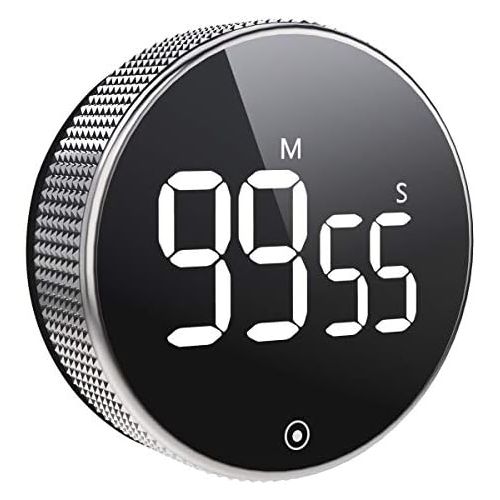  [아마존베스트]Vabaso Digital Kitchen Timer, Magnetic Kitchen Timer, Egg Timer, Short Timer, Large LCD Screen, Loud Alarm, Ideal Timer for Cooking, Baking, Sports, Studying