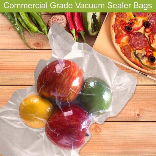  VacYaYa 8 Pack 8x20(4Rolls) and 11x20 (4Rolls) Food Saver Vacuum Sealer Bags Rolls for Food Saver,Seal a Meal,Weston. BPA Free and Heavy Duty Sous Vide Vaccume Seal Bags Rolls for