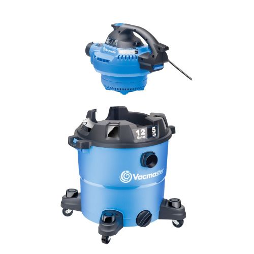  Vacmaster, VBV1210, 12 Gallon 5 Peak HP Wet/Dry Shop Vacuum with Detachable Blower