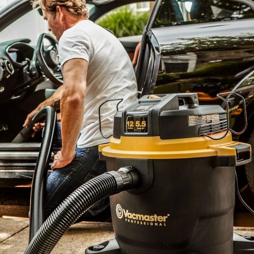  Vacmaster Professional - Professional Wet/Dry Vac, 12 Gallon, Beast Series, 5.5 HP 2-1/2 Hose (VJH1211PF0201)