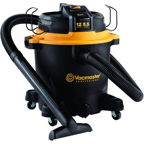  Vacmaster Professional - Professional Wet/Dry Vac, 12 Gallon, Beast Series, 5.5 HP 2-1/2 Hose (VJH1211PF0201) , Black