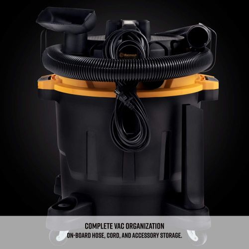  Vacmaster Professional - Professional Wet/Dry Vac, 12 Gallon, Beast Series, 5.5 HP 2-1/2 Hose (VJH1211PF0201) , Black