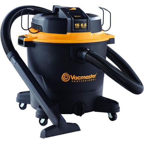  Vacmaster Professional - Professional Wet/Dry Vac, 16 Gallon, Beast Series, 6.5 HP 2-1/2 Hose (VJH1612PF0201), Black