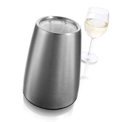  Vacu Vin 3049346 Vacu Vin Prestige Stainless-Steel Tabletop Wine Cooler