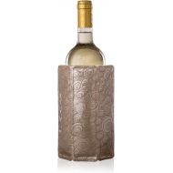 Vacu Vin Active Cooler Wine Chiller - Reusable, Flexible Wine Bottle Cooler - Platinum - Wine Cooler Sleeve For Standard Size Bottles - Insulated Wine Bottle Chiller to Keep Wine Cold and Refreshing
