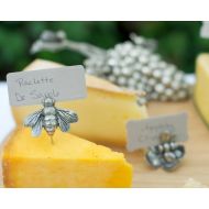 Vagabond House Pewter Honeybee Cheese Marker Set 1.75 Long (set of 2)