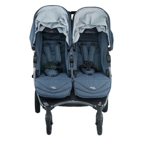  Valco baby Valco Baby Neo Twin Double Lightweight All Terrain Stroller (Grey Marle)