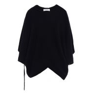 Valentino Cashmere hooded poncho-sweater