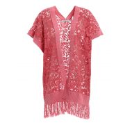 Valentino Heavy Lace open front poncho