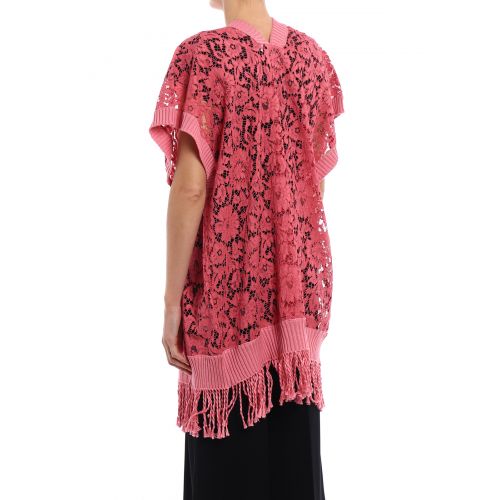  Valentino Heavy Lace open front poncho