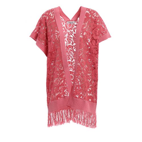  Valentino Heavy Lace open front poncho