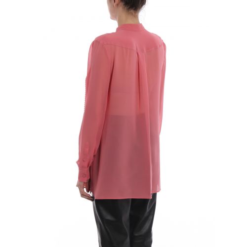  Valentino Beaded pink silk shirt