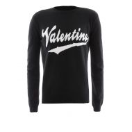 Valentino Cashmere blend intarsia logo jumper