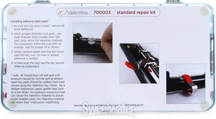  Valentino Standard Repair Kit for Brass and Woodwind Instruments