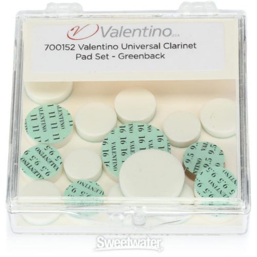  Valentino 700152 Clarinet Universal Greenback Pad Set
