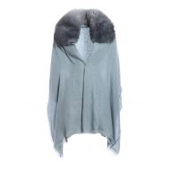 Valentino Garavani Fur embellished cashmere stole