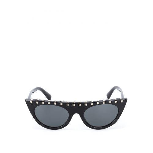 Valentino Garavani Stud embellished black sunglasses