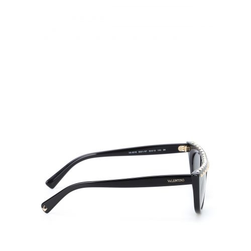  Valentino Garavani Stud embellished black sunglasses