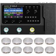 VALETON Multi Effects Processor Pedal Guitar Bass Amp Modeling IR Cabinets Simulation Multi-Effects with Expression Pedal FX Loop MIDI I/O Stereo OTG USB Audio Interface GP-200JR