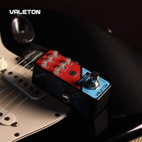  Valeton Amp Modeler Guitar Pedal Coral Amp of 16 Classic And Mainstream Guitar Amp Models From Vintage Blues to Classic Crunch to Modern Hi-Gain Distortion