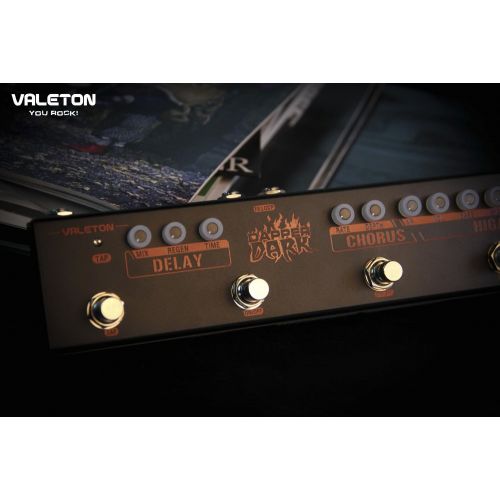  Valeton Dapper Dark Guitar Multi Effect Pedal (VES-3)