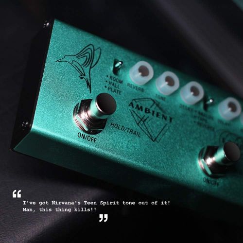  Valeton Multi Effects Guitar Pedal Dapper Indie of Distortion Reverb Delay Chorus Fuzz And Phaser Tremolo for Indie Ambient Psychedelic Grunge Post Rock Stoner Metal Retro Alternat