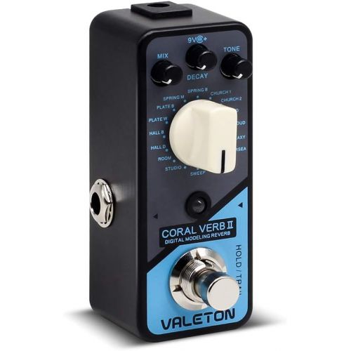  VALETON Coral Verb II Digital Reverb Guitar Effects Pedal