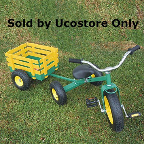  [아마존베스트]Valley All Terrain Tricycle with Wagon (Green), #CART-042