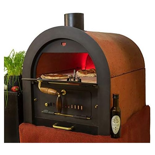  [아마존베스트]Valoriani wooden oven, pizza stone oven kit, with indirect firing