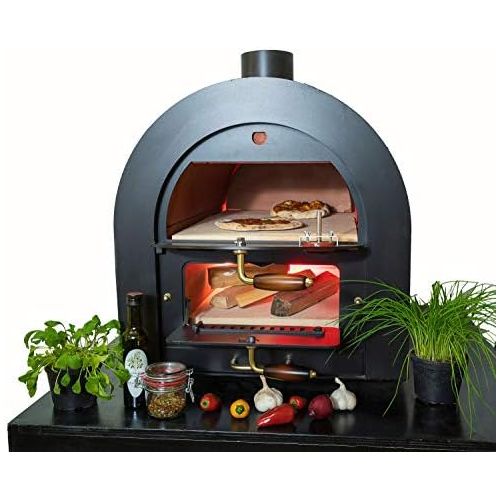  [아마존베스트]Valoriani wooden oven, pizza stone oven kit, with indirect firing