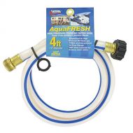 Valterra 1/2 x 4 W01-5048 AquaFresh High Pressure Drinking Water Hose-1/2, White