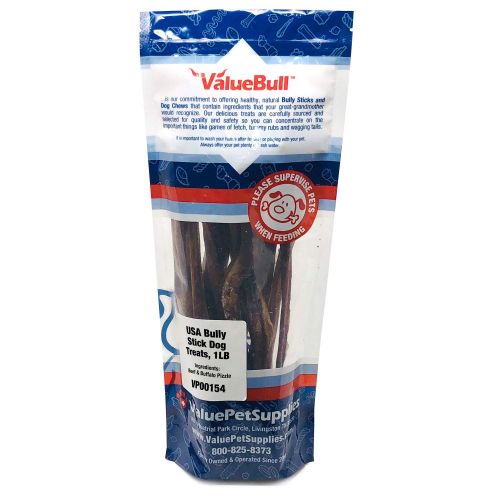  ValueBull USA Bully Sticks for Dogs, 12 Inch, 1 Pound