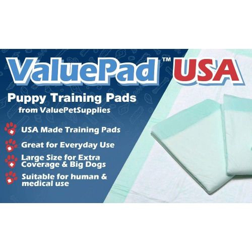  ValuePad USA Puppy Pads, Extra Large 28x36 Inch, Premium, 100 Count