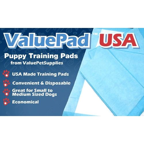  ValuePad USA Puppy Pads, Small 17x24 Inch, Economy, 300 Count