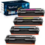 [아마존 핫딜]  [아마존핫딜]Valuetoner Compatible Toner Cartridge Replacement for HP 201X 201A CF400X CF401X CF402X CF403X CF400A for Color Laserjet Pro MFP M277dw M252dw M277n M277c6 M252n M277 (Black, Cyan,