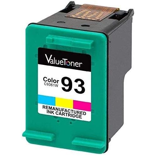  Valuetoner Remanufactured Ink Cartridge Replacement for HP 92 93 C9362WN C9361WN for Deskjet 5420 5420v 5440 5440v 5440xi 5442 5443 Photosmart 7850 C3100 C3110 Printer (3 Black, 2