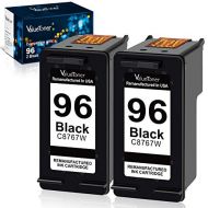 Valuetoner Remanufactured Ink Cartridge Replacement for HP 96 C9348FN C8767WN (2 Black) 2 Pack
