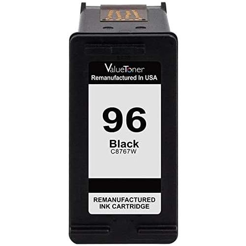  Valuetoner Remanufactured Ink Cartridge Replacement for HP 96 C9348FN C8767WN (2 Black) 2 Pack