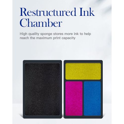  Valuetoner Remanufactured Ink Cartridge Replacement for HP 63 XL 63XL to use with Envy 4520 4512 4516 Officejet 5252 5255 5258 4650 3830 3833 4655 Deskjet 1112 2132 3630 3632 3634