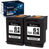 Valuetoner Remanufactured Ink Cartridge Replacement for Upgraded HP 61XL 61 XL High Yield for Envy 4500 5530, Deskjet 2540 1056 1510 1000 1010, Officejet 4630 2620 4635 Printer (2