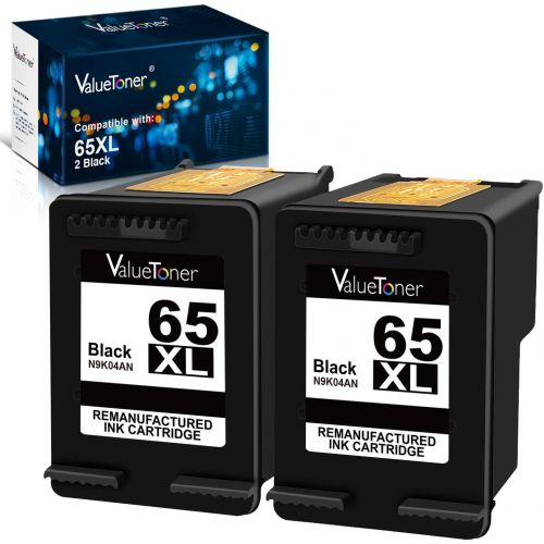  Valuetoner Remanufactured Ink Cartridge Replacement for HP 65 XL 65XL N9K04AN for Envy 5055 5052 5058 DeskJet 3755 2655 3720 3722 3723 3730 3732 3752 3758 2652 2624 High Yield Upda