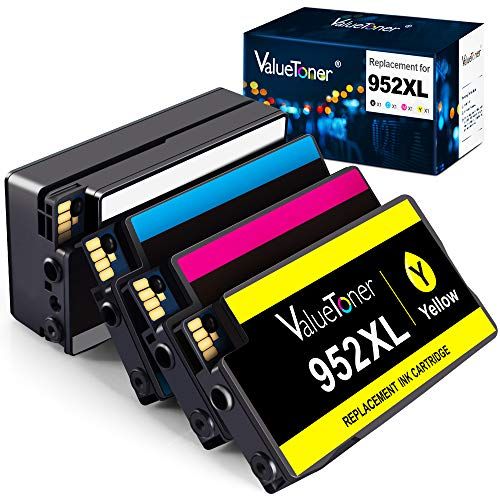  Valuetoner Remanufactured Ink Cartridges Replacement for HP 952 XL 952XL High Yield for OfficeJet Pro 8710 8720 7740 8740 7720 8715 8702 Printer (1 Black,1 Cyan,1 Magenta,1 Yellow,
