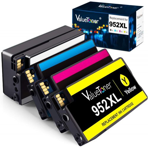  Valuetoner Remanufactured Ink Cartridges Replacement for HP 952 XL 952XL High Yield for OfficeJet Pro 8710 8720 7740 8740 7720 8715 8702 Printer (1 Black,1 Cyan,1 Magenta,1 Yellow,