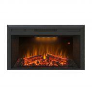 Valuxhome Houselux 36 750W/1500W, Embedded Fireplace Electric Insert Heater, Fire Crackler Sound