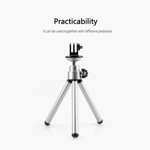  Vamson VP413 for Accessories Mini Scalable Monopod Tripod for Gopro Hero 9 8 7 6 5 4 for DJI OSMO Action for 4K (Vp413 +)