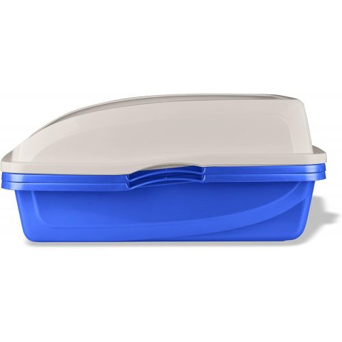  Van Ness CP5 Sifting Cat Pan/Litter Box with Frame, Blue/Gray
